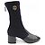 Timeless Chanel Lederstiefel Schwarz