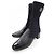 Timeless Chanel Lederstiefel Schwarz - Ansicht 3