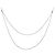 Autre Marque Collar de platino Pt850 Plata