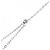 Autre Marque Collar de platino Pt850 Plata - vista 3