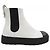 Timeless Botas de couro de bezerro Chanel Branco