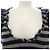 Autre Marque Canotta da donna Drawer Marrone Nero - vista 5