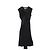 Burberry Viscose-Kleid Schwarz