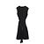 Burberry Viscose-Kleid Schwarz - Ansicht 2