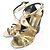 Prada Ledersandalen Golden
