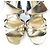 Prada Ledersandalen Golden - vista 4