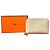Hermès Tarjetero de piel de becerro Zip and Go Hermes Blanco
