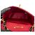 Timeless Borsa a tracolla Chanel Matelasse Satin Nero Rosso - vista 10
