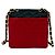 Timeless Borsa a tracolla Chanel Matelasse Satin Nero Rosso - vista 4