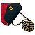Timeless Borsa a tracolla Chanel Matelasse Satin Nero Rosso - vista 5