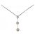 Autre Marque Collana con Diamanti Pt900/Pt850 Argento
