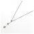Autre Marque Collana con Diamanti Pt900/Pt850 Argento - vista 2
