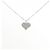 Autre Marque Collana in oro bianco Au750 e diamanti Argento