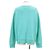 Gucci BLIND FOR LOVE GG Logo Baumwoll-Sweatshirt Blau Türkis - Ansicht 7