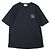 Hermès Camiseta de algodón con parche de piel de cordero Hermes Azul
