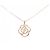Autre Marque Collana in oro rosa Au750 e diamanti