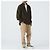 Autre Marque Santiago Fisherman Polyester Strickjacke von Pilgrim Surf+Supply Grün Olivgrün - Ansicht 3