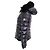 Moncler BADYFUR Shiny Nylon Down Jacket Black - view 2