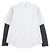 Autre Marque Camicia VIEN con maniche in jersey e righe Blu