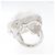 Timeless Anello Chanel Camelia Large in oro bianco e ceramica - vista 3