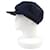 Cappellino in denim con logo Triangle Prada Blu - vista 3