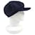 Cappellino in denim con logo Triangle Prada Blu - vista 4