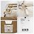 Max Mara TEDDY BANANE 1 CAMELUXE Borsa a Spalla in Pelliccia Bianco Crudo Cammello - vista 10