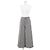 Christian Dior Houndstooth Wool Nylon Wide Pants Black Cream - view 2