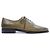 Autre Marque Leder Schuhe Silvano Sassetti Grün