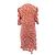 Autre Marque Vestido de seda VERONICA BEARD Roja Beige Amarillo - vista 2