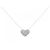 Autre Marque Collana con Diamanti K18WG Argento