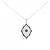 Autre Marque Collana di Diamanti K14WG K18WG Argento