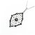 Autre Marque Collana di Diamanti K14WG K18WG Argento - vista 3