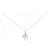 Autre Marque Collana in oro bianco Au750 e diamanti Argento