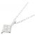 Autre Marque Collana in oro bianco Au750 e diamanti Argento - vista 3