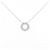Autre Marque Collana in oro bianco Au750 e diamanti Argento
