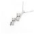 Autre Marque Collana di Diamanti PT900 PT850 Argento - vista 3