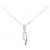 Autre Marque PT950 PT850 Diamond Necklace Silvery