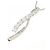 Autre Marque PT950 PT850 Diamond Necklace Silvery - view 3
