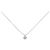 Autre Marque Collana in platino e diamanti Argento