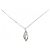 Autre Marque Collana in platino e diamanti Argento