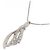 Autre Marque Collana in platino e diamanti Argento - vista 4