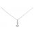 Autre Marque Au750 Diamond Necklace Silvery
