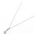 Autre Marque Au750 Diamond Necklace Silvery - view 2