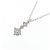 Autre Marque Au750 Diamond Necklace Silvery - view 3