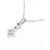 Autre Marque Au750 Diamond Necklace Silvery - view 4