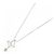 Autre Marque Collana farfalla in diamanti e oro bianco Au750 Argento - vista 2