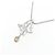 Autre Marque Collana farfalla in diamanti e oro bianco Au750 Argento - vista 3