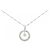 Autre Marque Collana in platino e diamanti Argento