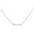 Tiffany & Co Collana Tiffany Fleur de Lis Stem Au750 Diamond Rosa